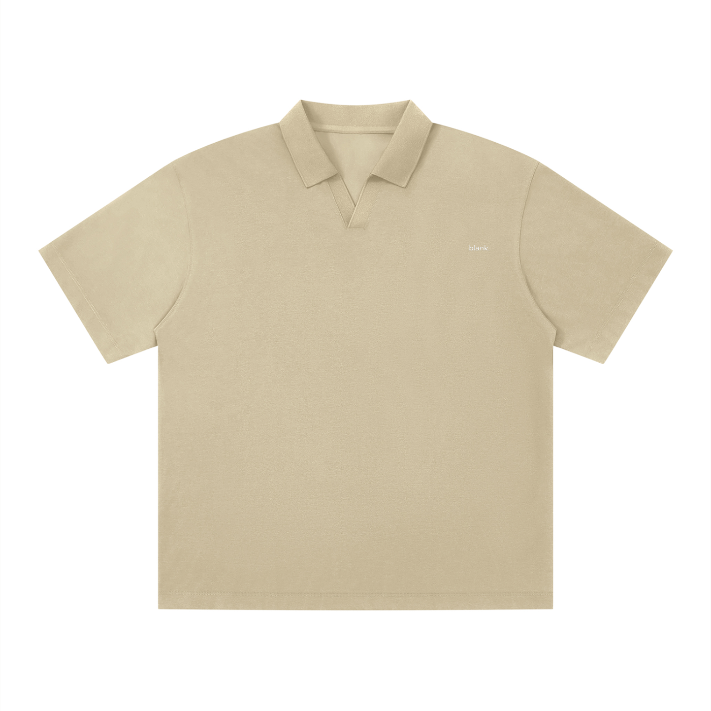 Men's Drop Shoulder Polo Shirt
