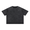 Mineral Wash Boxy Cotton T-Shirt
