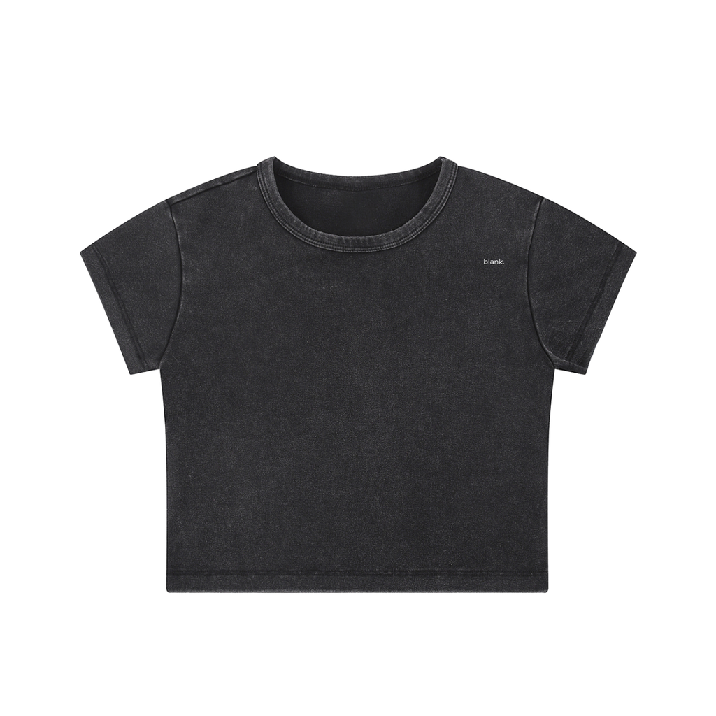 Snow Washed Crop Top