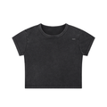 Snow Washed Crop Top