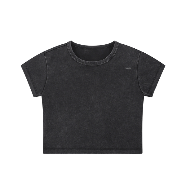 Snow Washed Crop Top
