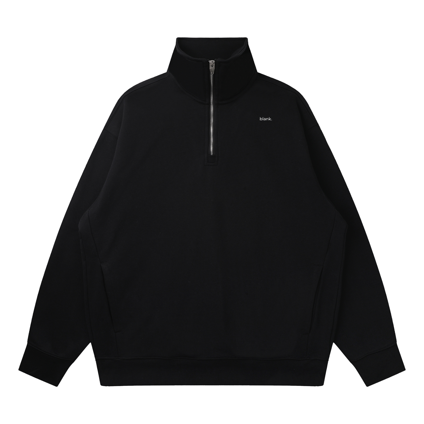 Quarter-Zip Drop Shoulder Sweatshirt