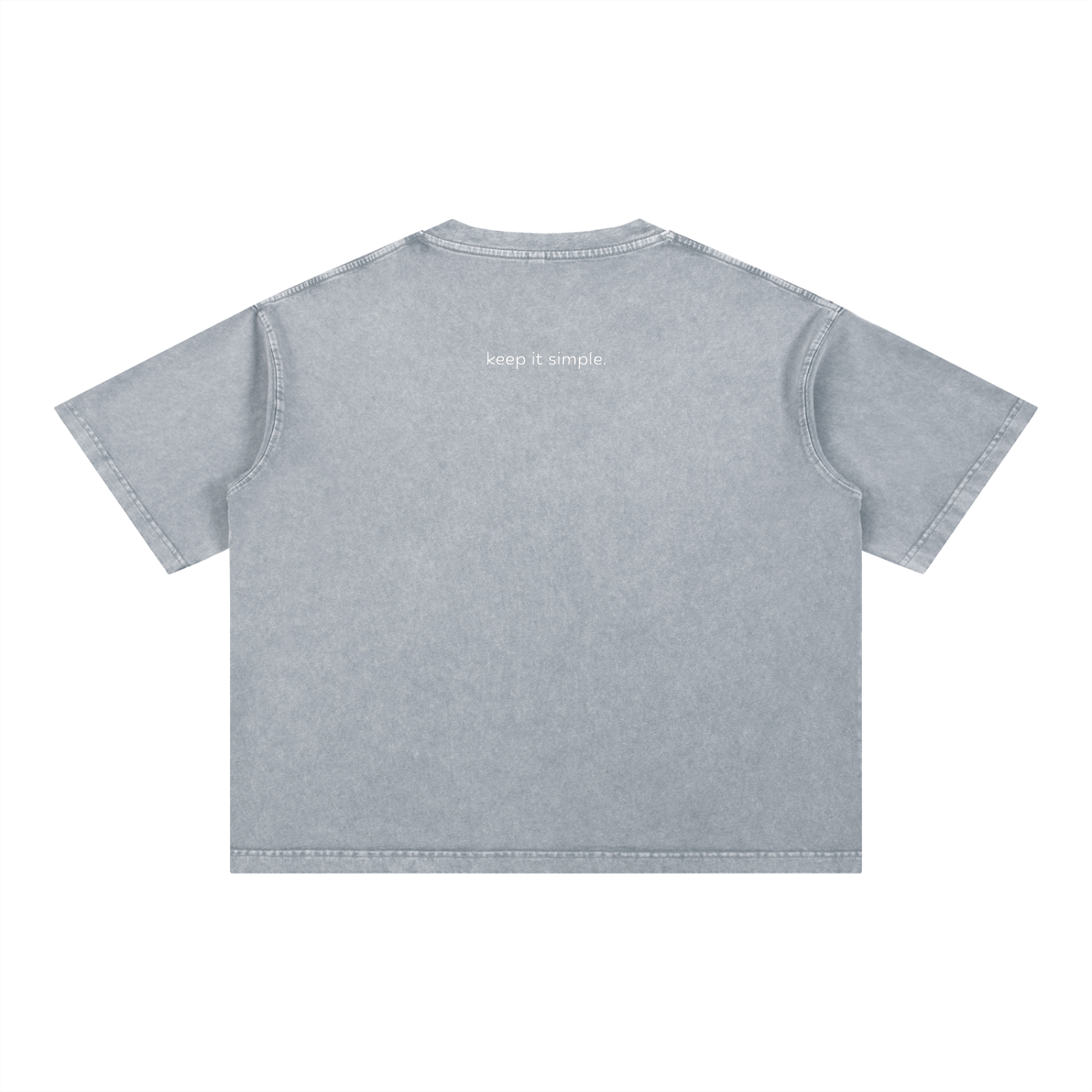 Mineral Wash Boxy Cotton T-Shirt
